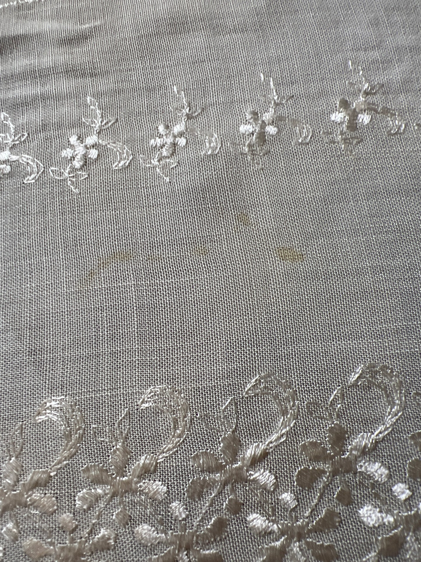 ✨ Antique 1890s Table Runner / Dresser Scarf – Embroidered