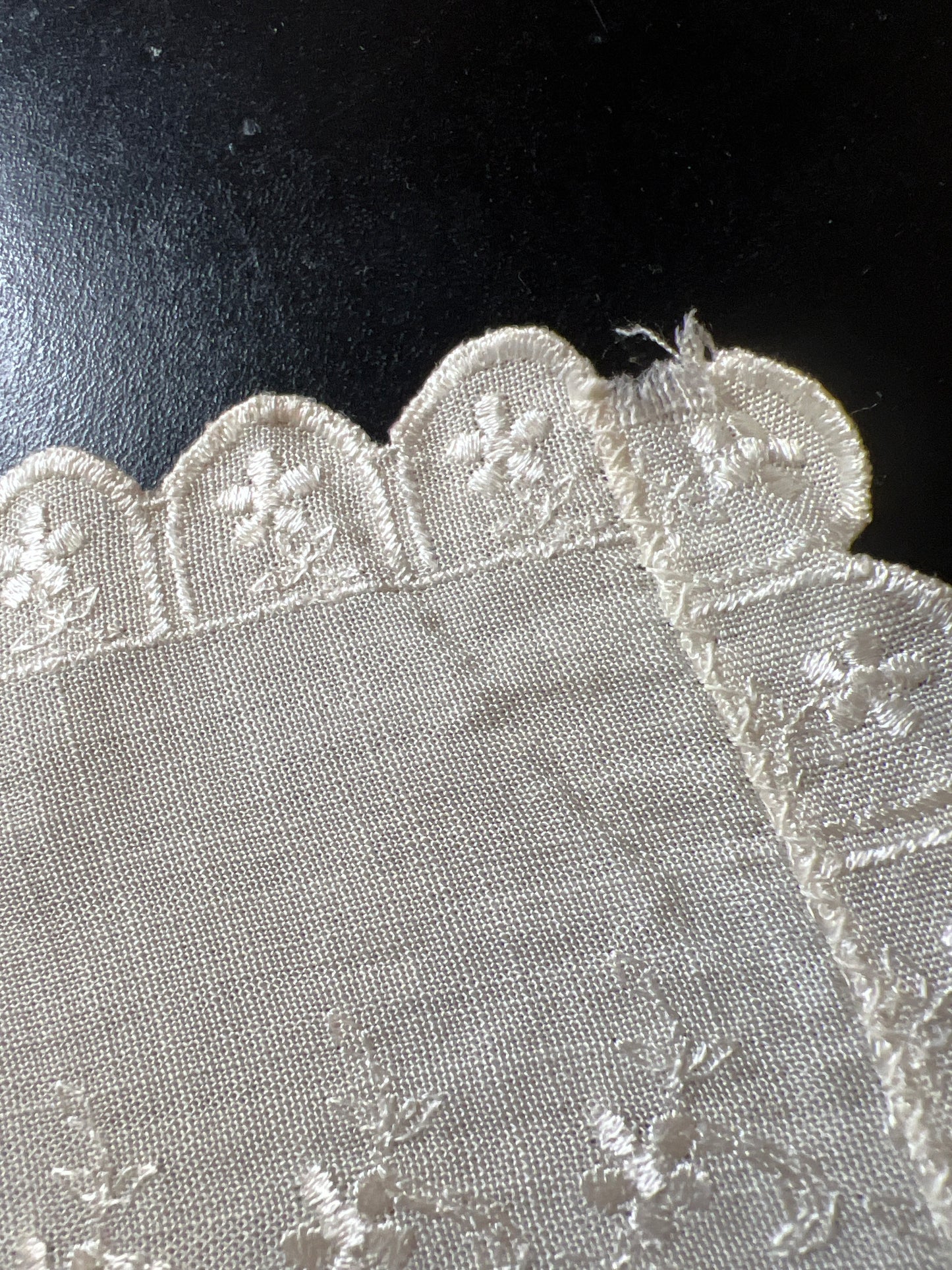 ✨ Antique 1890s Table Runner / Dresser Scarf – Embroidered