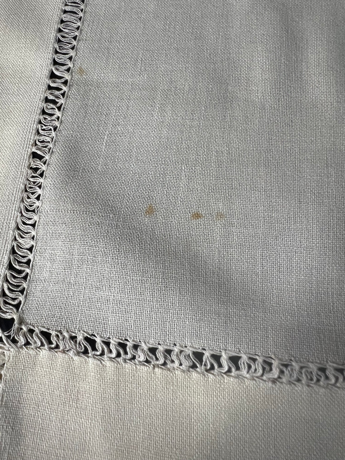 ๐ Vintage Irish Linen Table Runner ๐๏ธ Double Thick Edges | 12x44 inches ๐ผ