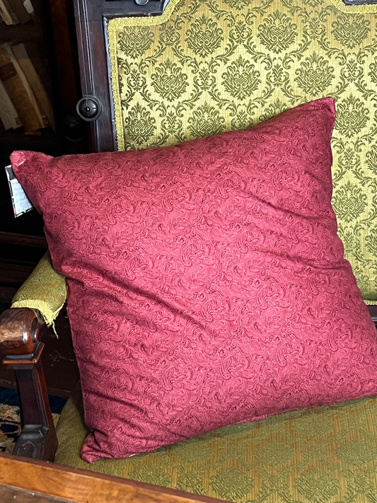 โจ Handmade Fuchsia Pillow with Intricate Design โ 20x20