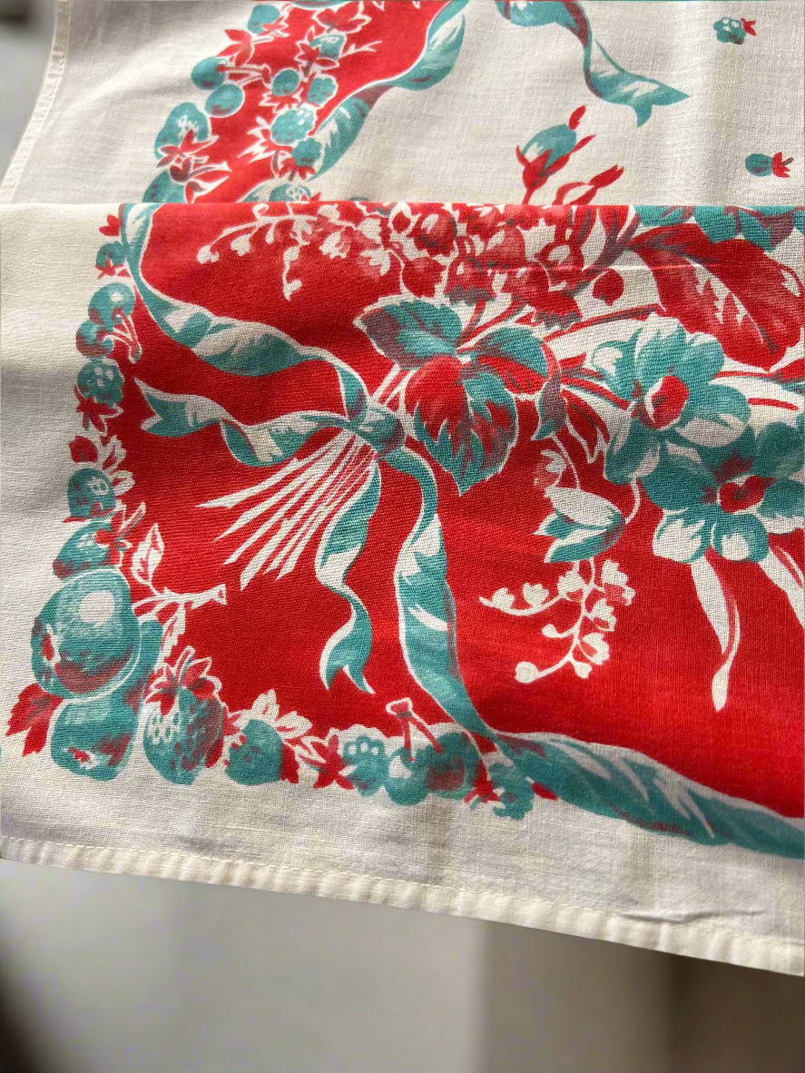 πΌ Awesome Vintage Mid-Century Kitchen Tablecloth π Retro Charm & Style ποΈ