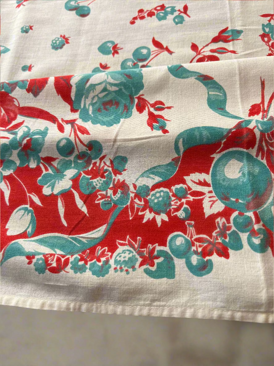 πΌ Awesome Vintage Mid-Century Kitchen Tablecloth π Retro Charm & Style ποΈ