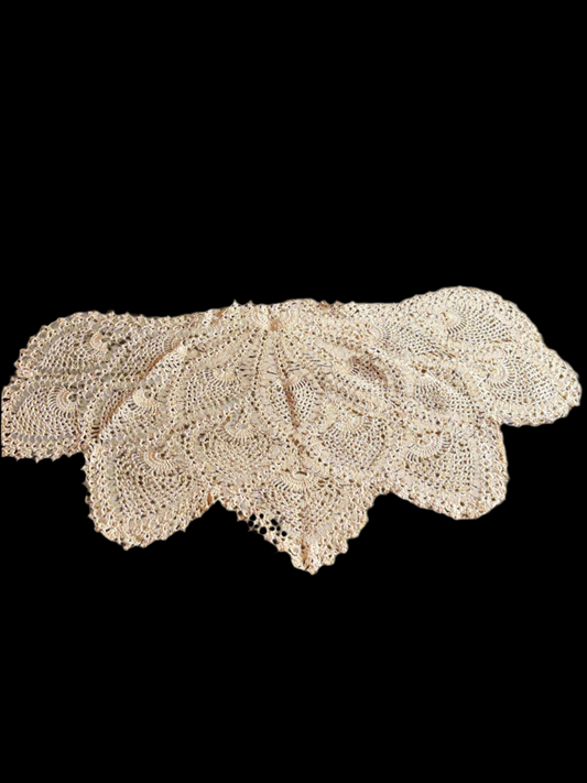 ✨ Vintage Metalace Corp Doily Set of 2 – With Original Box